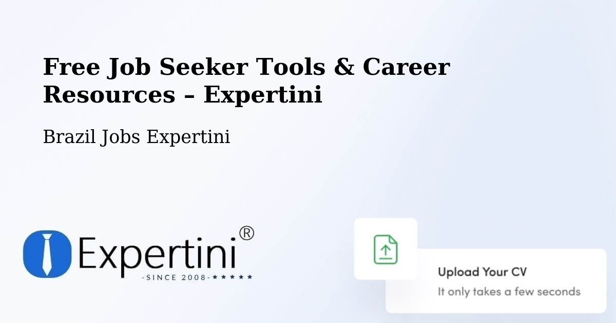Free Job Seeker Tools & Career Resources – Nova Alvorada - Nova Alvorada, Brazil Jobs Expertini