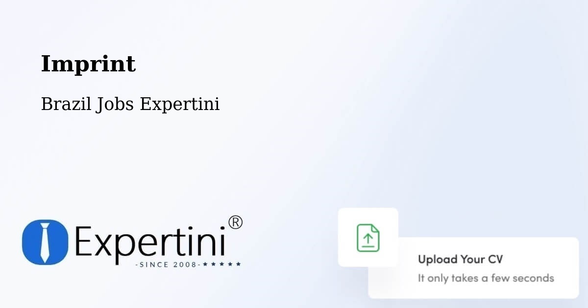 Imprint – Nova Alvorada - Brazil Jobs Expertini